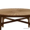 Picture of Visby Solid Teak Wood Outdoor Round Dining Table