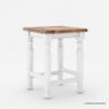 Picture of Rhinebeck Rustic Solid Wood 2 Tone Kitchen Island Stool