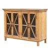 Picture of Rustic Solid Wood 4 Door Handcrafted Sideboard