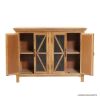 Picture of Rustic Solid Wood 4 Door Handcrafted Sideboard