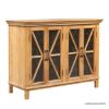 Picture of Rustic Solid Wood 4 Door Handcrafted Sideboard