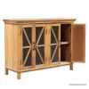 Picture of Rustic Solid Wood 4 Door Handcrafted Sideboard