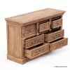 Picture of Brisbane Mahogany Wood Hand-carved 7 Drawer Bedroom Dresser