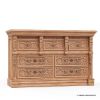 Picture of Brisbane Mahogany Wood Hand-carved 7 Drawer Bedroom Dresser