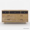 Picture of Haddington Rustic Solid Wood 7 Drawer Bedroom Dresser