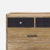 Picture of Haddington Rustic Solid Wood 7 Drawer Bedroom Dresser