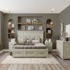 Picture of Burford Mahogany Wood Farmhouse Style 4 Piece Bedroom Set
