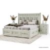 Picture of Burford Mahogany Wood Farmhouse Style 4 Piece Bedroom Set