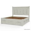 Picture of Burford Mahogany Wood Farmhouse Style 4 Piece Bedroom Set