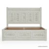 Picture of Burford Mahogany Wood Farmhouse Style 4 Piece Bedroom Set