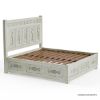 Picture of Burford Mahogany Wood Farmhouse Style Platform Bed