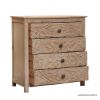 Picture of Mandala Rustic Solid Wood Hand Carved 4 Drawer Dresser