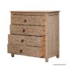 Picture of Mandala Rustic Solid Wood Hand Carved 4 Drawer Dresser