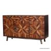 Picture of Rustic Contemporary Solid Wood 3 Drawer Large Sideboard