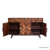 Picture of Rustic Contemporary Solid Wood 3 Drawer Large Sideboard
