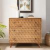 Picture of Honeycomb Rustic Solid Wood 3 Drawer Dresser