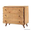 Picture of Honeycomb Rustic Solid Wood 3 Drawer Dresser