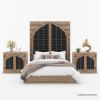 Picture of Abbotsbury Antique Rustic Solid Wood 3 Piece Bedroom Set