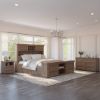 Picture of Shrewsbury Rustic Solid Wood Farmhouse 4 Piece Storage Bedroom Set