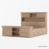 Picture of Shrewsbury Rustic Solid Wood Farmhouse 4 Piece Storage Bedroom Set