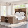 Picture of Shrewsbury Farmhouse Solid Wood Platform Storage Bed