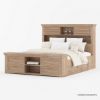 Picture of Shrewsbury Farmhouse Solid Wood Platform Storage Bed