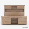 Picture of Shrewsbury Farmhouse Solid Wood Platform Storage Bed