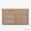 Picture of Shrewsbury Rustic Solid Wood 5 Drawer Bedroom Dresser