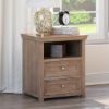 Picture of Shrewsbury Rustic Solid Wood 2 Drawer Bedroom Nightstand