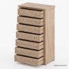 Picture of Shrewsbury Rustic Solid Wood 7 Drawer Tall Dresser