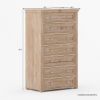 Picture of Shrewsbury Rustic Solid Wood 7 Drawer Tall Dresser
