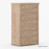 Picture of Shrewsbury Rustic Solid Wood 7 Drawer Tall Dresser