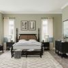Picture of Thetford Traditional Black Solid Wood Four Poster Bedroom Set