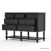 Picture of Thetford Traditional Black Solid Wood Four Poster Bedroom Set