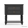 Picture of Thetford Traditional Black Solid Wood Four Poster Bedroom Set