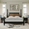 Picture of Thetford Platform 4 Poster Bed with Cane Headboard