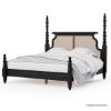 Picture of Thetford Platform 4 Poster Bed with Cane Headboard