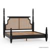 Picture of Thetford Platform 4 Poster Bed with Cane Headboard