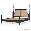 Picture of Thetford Platform 4 Poster Bed with Cane Headboard