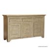 Picture of Distressed Rustic Solid Wood 3 Drawers Sideboard