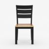Picture of Mason Rustic Solid Wood 2 Tone Ladder-back Kitchen Chair