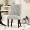 Picture of Marbella Modern Rosewood Upholstered Dining Chair