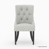 Picture of Marbella Modern Rosewood Upholstered Dining Chair