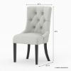 Picture of Marbella Modern Rosewood Upholstered Dining Chair