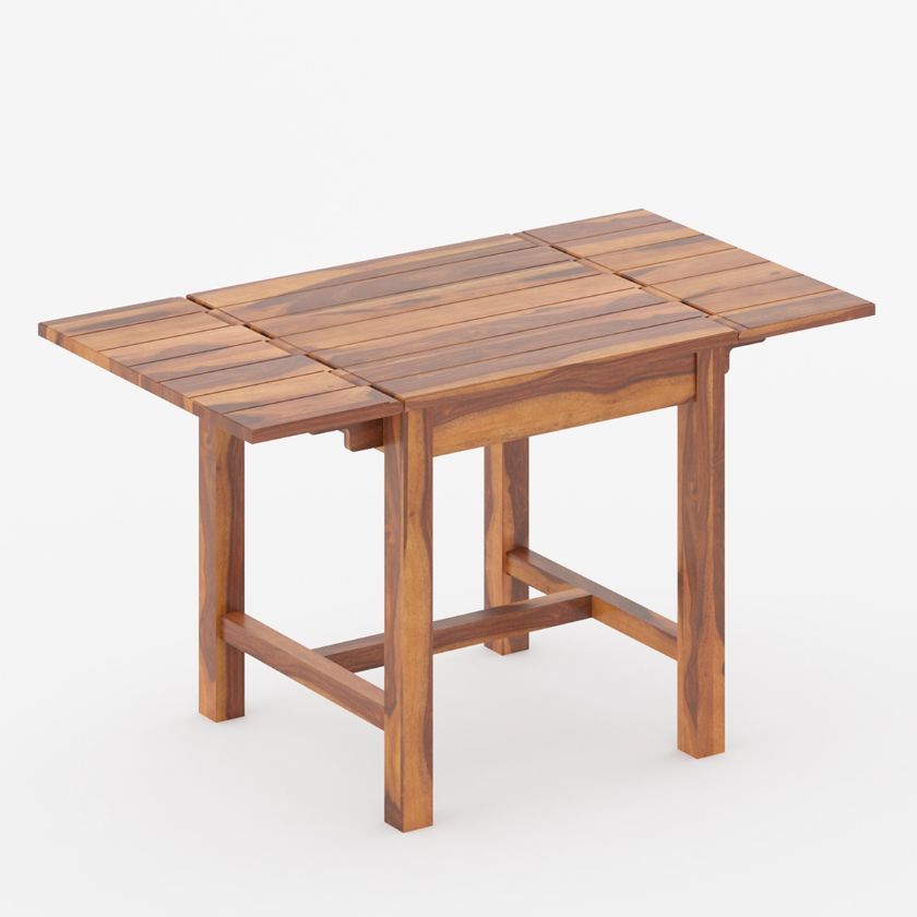 Picture of Pamplona Rustic Solid Wood Extendable Kitchen Table
