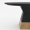 Picture of Middelburg Black 4 Seater Small Round Pedestal Kitchen Table Set