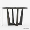 Picture of Elburg Rustic Solid Wood 4 Seater Round Kitchen Table
