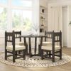 Picture of Elburg Rustic Solid Wood 4 Seater Round Kitchen Table