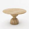 Picture of Bolsward Rustic Solid Wood Round Dining Table For 4