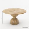 Picture of Bolsward Rustic Solid Wood Round Dining Table For 4